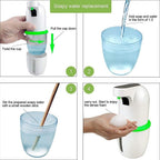 Touchless Automatic Soap Dispenser USB Charging Smart Foam Machine Infrared Sensor Foam Soap Dispenser Hand Sanitizer Touchless Commercial Easy Refill Soap & Sanitizer Holder Hand Free Sensor Wall Mount Adjustable Liquid Gel Stevvex