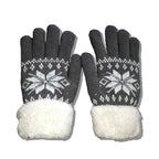 Touchscreen Thick Knitted Full Finger Women Gloves Classic Warm Soft Stylish Gloves For Women Stevvex