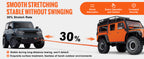 SucceBuy 20/30ft Car Towing Rope Off Road Snatch Tow Strap Rescue Recovery Resistant Which Rope for Jeep Car Truck ATV Tractor Lootquake LLC
