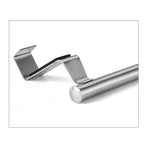 Towel Rack Over Door Towel Bar Hanging Holder Stainless Steel Bathroom Kitchen Cabinet Towel Rag Rack Shelf Hanger Tool Gadget Stevvex