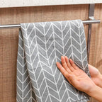 Towel Rack Over Door Towel Bar Hanging Holder Stainless Steel Bathroom Kitchen Cabinet Towel Rag Rack Shelf Hanger Tool Gadget Stevvex