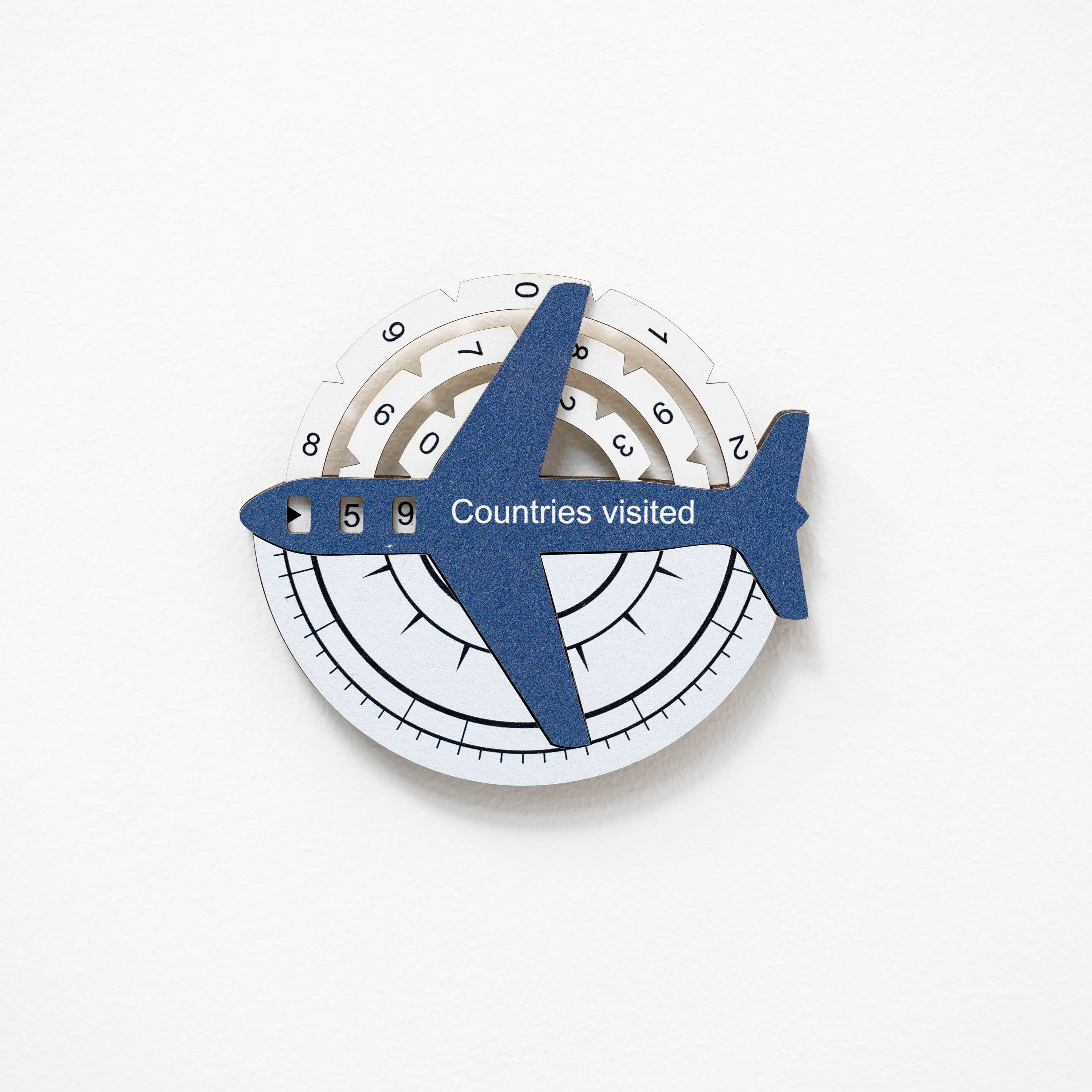 Travel Tracker 3D Wooden World Map - SJB-DIAMOND ELITES