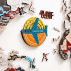 Travel Tracker 3D Colored Wooden World Map - Indie