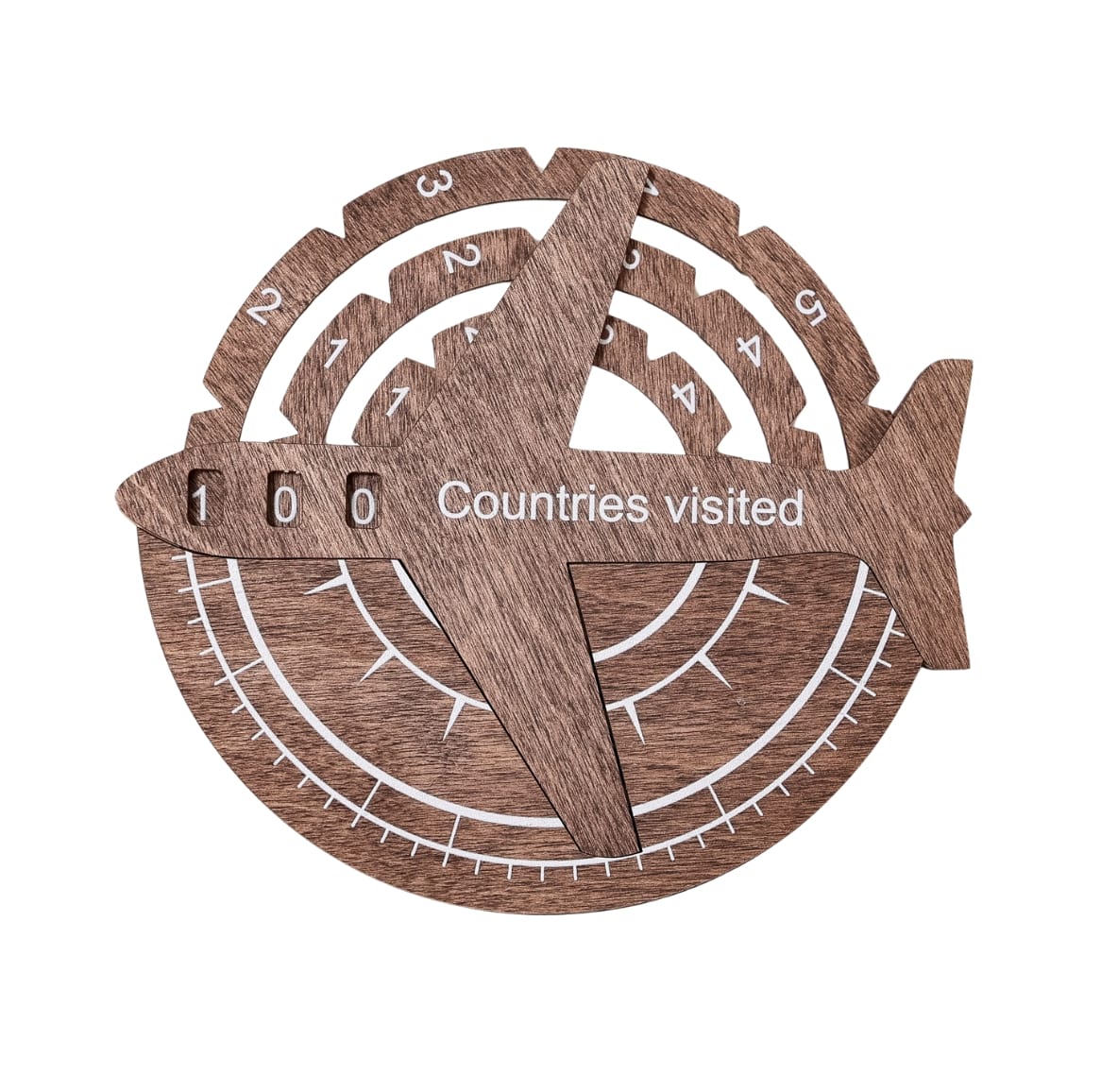 Travel Tracker 3D Wooden World Map - SJB-DIAMOND ELITES
