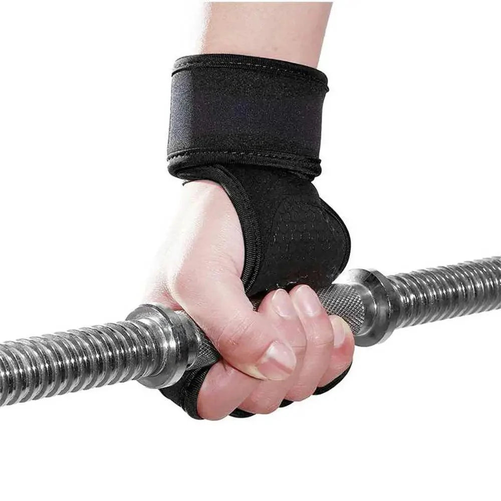 Training Weight Lifting Unisex Gloves Fitness Sports Body Building Gymnastics Grips Gym Hand Palm Wrist Protector Gloves Stevvex