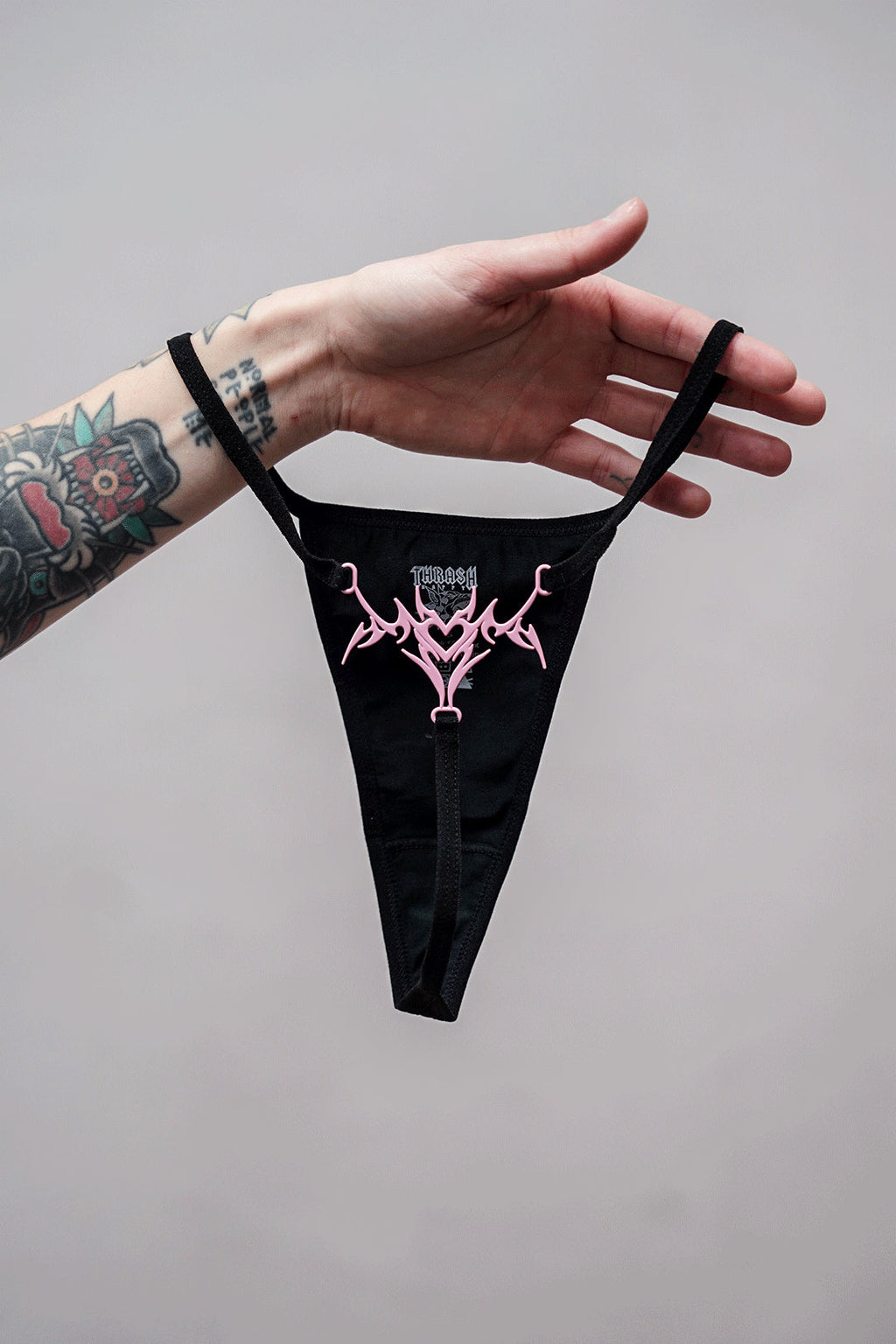 Tramp Stamp Couture Thong Thrash Happy