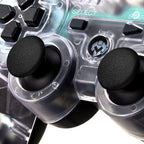 Transparent Eye Catching Wireless Dual Shock Bluetooth Joystick Gamepad Console Controller Compatible With PC Laptop Stevvex