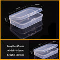 Transparent Plastic Box Screw Compartment Box Jewelry Earring Display Case Container Clear Terminal Organizer Tool Storage boxes Multiple Compartments Jewelry Storage Container Stevvex