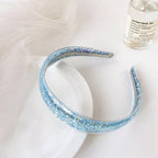 Transparent Quicksand Headbands for Children Kids Girls Fashion Glitter Sequin Teeth Hairbands Bezel Hair Hoops Gorgeous Hair Accessories For Women Stevvex