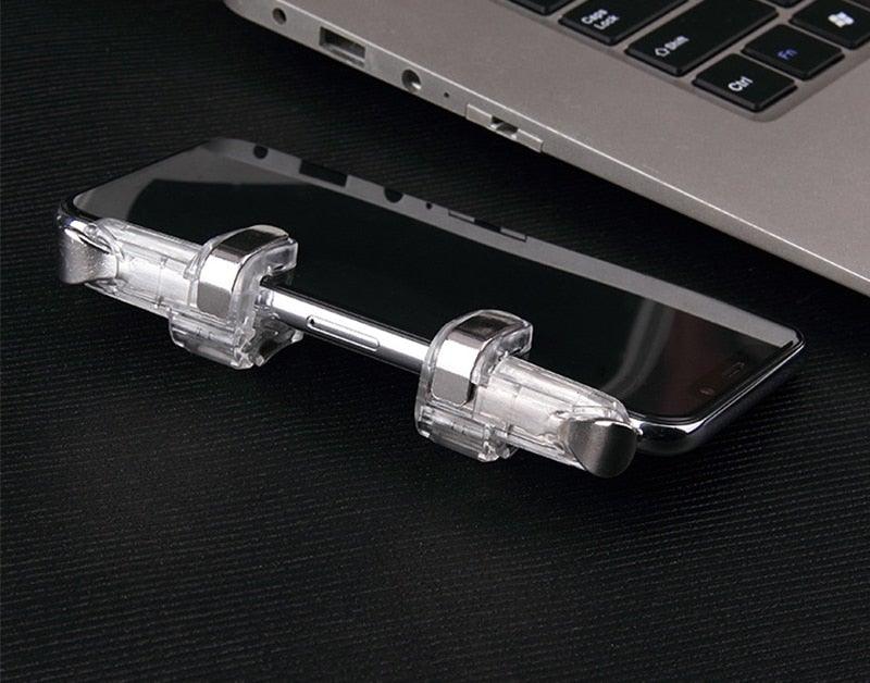 Transparent Simple Joystick Shooting Key Button Trigger Controller Gamepad Gaming Controller Compatible With Smartphones Mobile Stevvex