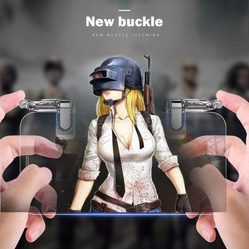 Transparent Simple Joystick Shooting Key Button Trigger Controller Gamepad Gaming Controller Compatible With Smartphones Mobile Stevvex