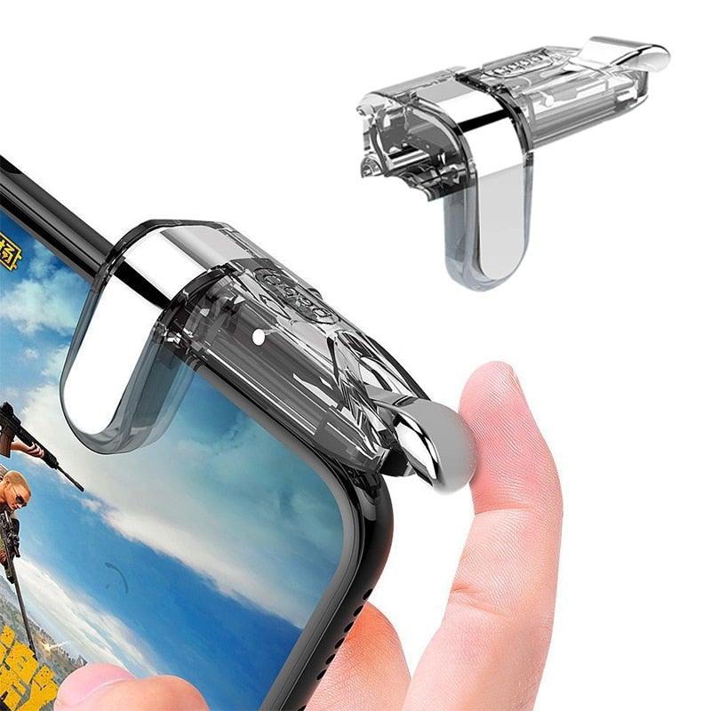 Transparent Simple Joystick Shooting Key Button Trigger Controller Gamepad Gaming Controller Compatible With Smartphones Mobile Stevvex