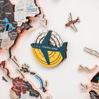 Travel Tracker 3D Colored Wooden World Map - Country