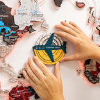 Travel Tracker 3D Colored Wooden World Map - Country