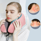 Travel Pillow U Shaped Memory Foam Neck Pillows Neck Cervical Airplane Pillow Healthcare Bedding Free Eye Mask and Earplugs Neck Support Pillow Headrest Travel Folding Slow Rebound Journey Trip Cushion Memory Foam Travel Pillow Neck Pillow Stevvex