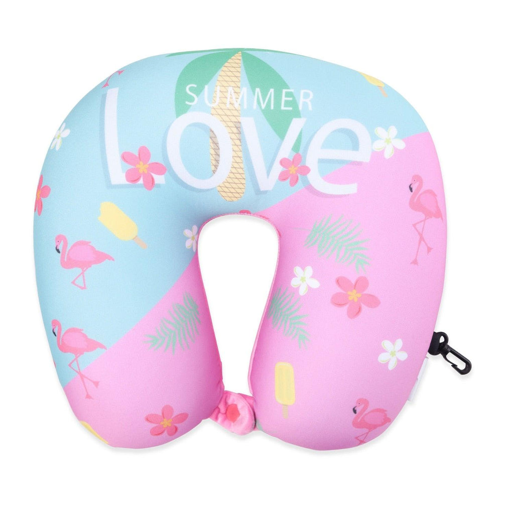 Travel U Shape Neck Pillow Reading Sleeping Long Flights Road Trips Microbead Neck Rest Support Cushion Portable Feather Soft Microfiber Neck Pillow Travel Pillow U-Shaped Neck Pillow Ultra Soft Comfortable Cushion for Neck Support Super for Home Office Stevvex
