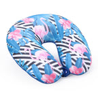 Travel U Shape Neck Pillow Reading Sleeping Long Flights Road Trips Microbead Neck Rest Support Cushion Portable Feather Soft Microfiber Neck Pillow Travel Pillow U-Shaped Neck Pillow Ultra Soft Comfortable Cushion for Neck Support Super for Home Office Stevvex
