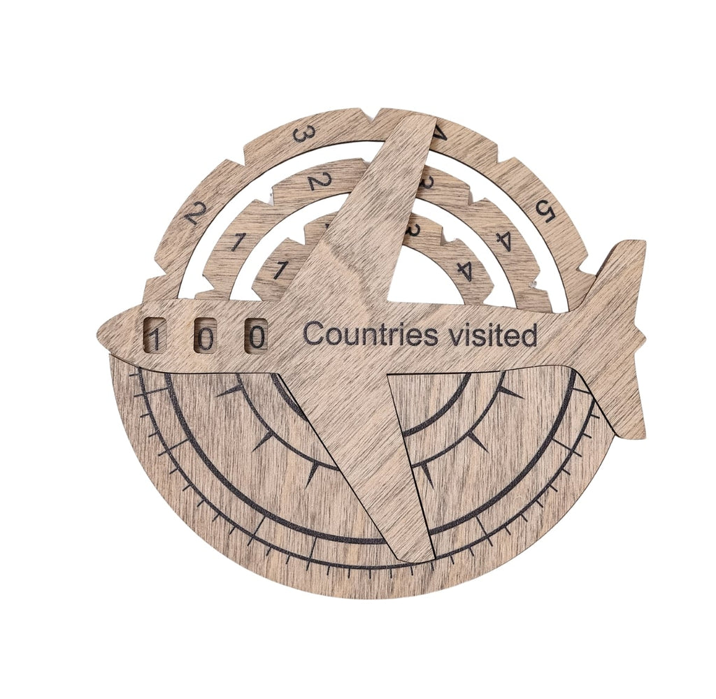 Travel Tracker 3D Wooden World Map - SJB-DIAMOND ELITES