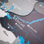 Wooden Map of Ukraine Nordik Enjoy The Wood