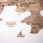 Wooden Map of Ukraine Terra Enjoy The Wood