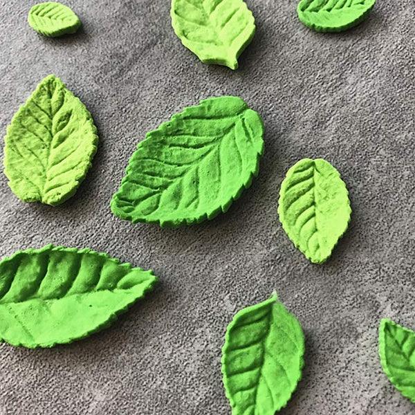 Tree Leaf Mold Silicone Fondant Cake Decorating Tools Chocolate Baking Mould 3D Sugarcraft  Homemade Bakeware 3D Leaf Silicone Mold For Chocolate Candy Sugar Craft Cake Decoration Cupcake Decoration Stevvex