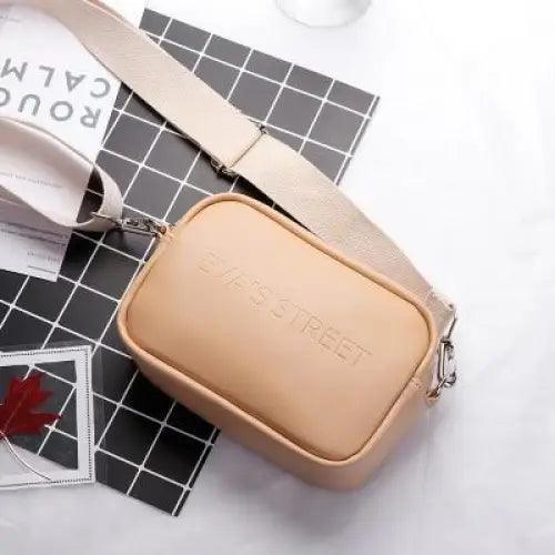 Trendy Designer Leather bag For Ladies And Shoulder Messenger Bags Simple Fashionable Letter Flap Females Crossbody Bag Stevvex