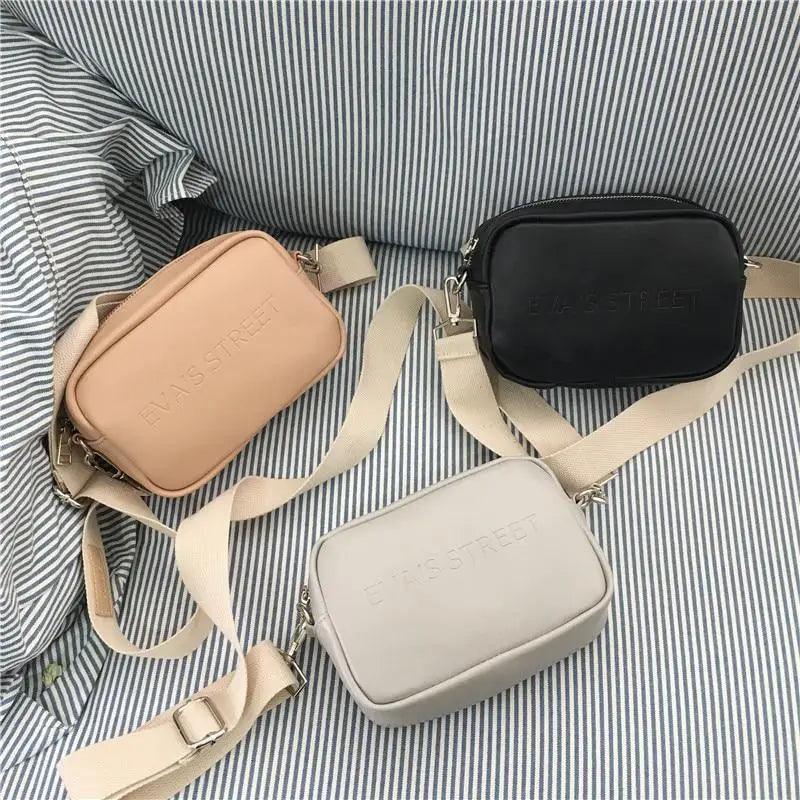 Trendy Designer Leather bag For Ladies And Shoulder Messenger Bags Simple Fashionable Letter Flap Females Crossbody Bag Stevvex