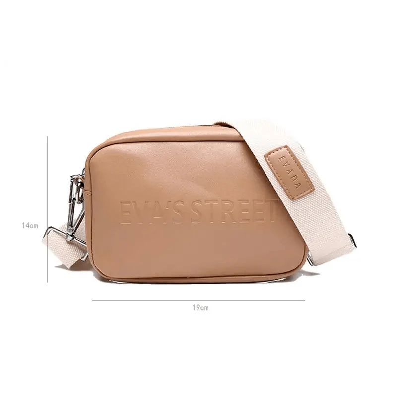 Trendy Designer Leather bag For Ladies And Shoulder Messenger Bags Simple Fashionable Letter Flap Females Crossbody Bag Stevvex