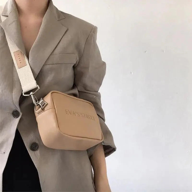 Trendy Designer Leather bag For Ladies And Shoulder Messenger Bags Simple Fashionable Letter Flap Females Crossbody Bag Stevvex
