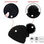Trendy Hat Wig Synthetic Long Wavy Wigs with Beret Hat Knitted Fashion black Autumn Winter Cap Hair Extensions Wigs For Black Women Cosplay Wigs For Women Stevvex