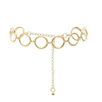 Trendy Heart Shaped Design Body Long Chain Ladies Belts Modern Metal Waist Chain Love Belts For Women Stevvex