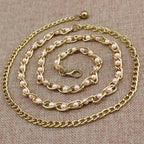 Trendy Heart Shaped Design Body Long Chain Ladies Belts Modern Metal Waist Chain Love Belts For Women Stevvex