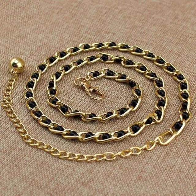 Trendy Heart Shaped Design Body Long Chain Ladies Belts Modern Metal Waist Chain Love Belts For Women Stevvex