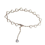 Trendy Heart Shaped Design Body Long Chain Ladies Belts Modern Metal Waist Chain Love Belts For Women Stevvex