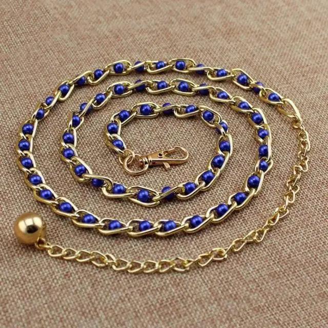 Trendy Heart Shaped Design Body Long Chain Ladies Belts Modern Metal Waist Chain Love Belts For Women Stevvex