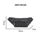 Trendy Premium Waterproof Lightweight Fanny Pack For Sport Gym Workout Travel Work Classic Large Capacity Unisex Belt Bags Hip Waist Packs Stevvex