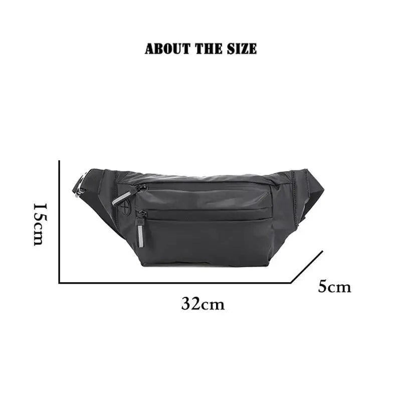 Trendy Premium Waterproof Lightweight Fanny Pack For Sport Gym Workout Travel Work Classic Large Capacity Unisex Belt Bags Hip Waist Packs Stevvex
