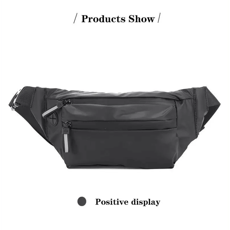 Trendy Premium Waterproof Lightweight Fanny Pack For Sport Gym Workout Travel Work Classic Large Capacity Unisex Belt Bags Hip Waist Packs Stevvex
