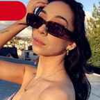 Trendy Rectangle Sunglasses for Women Narrow Square Frame Rectangle Sunglasses For Women New Luxury Glasses For Women/Men New Retro Style  Sun Glasses for Men Stevvex