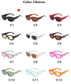Trendy Rectangle Sunglasses for Women Narrow Square Frame Rectangle Sunglasses For Women New Luxury Glasses For Women/Men New Retro Style  Sun Glasses for Men Stevvex