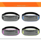 Trendy Slim Running Belt Fanny Pack Fitness Workout Exercise Waist Bag Jogging Belt Bag Gym Fitness Bag Ultra Light Runners Belt Travel Money Belt For Men Women