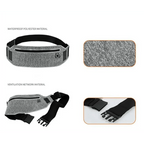Trendy Slim Running Belt Fanny Pack Fitness Workout Exercise Waist Bag Jogging Belt Bag Gym Fitness Bag Ultra Light Runners Belt Travel Money Belt For Men Women