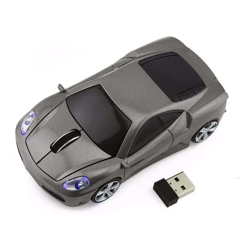 Trendy Sport Car Wireless Mouse 1200DPI Optical 3D Car Design Gaming Mice USB Computer Mouse For Laptop PC Desktop Stevvex