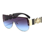 Trendy Sunglasses For Women Stylish Fashionable Shield Sunglasses For Women & Men New Luxury Gradients & Classic Lens For Women & Men New Square Shape Women's Round Sunglasses Stevvex
