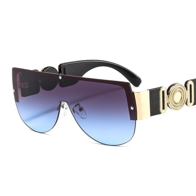 Trendy Sunglasses For Women Stylish Fashionable Shield Sunglasses For Women & Men New Luxury Gradients & Classic Lens For Women & Men New Square Shape Women's Round Sunglasses Stevvex