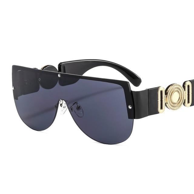 Trendy Sunglasses For Women Stylish Fashionable Shield Sunglasses For Women & Men New Luxury Gradients & Classic Lens For Women & Men New Square Shape Women's Round Sunglasses Stevvex