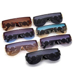 Trendy Sunglasses For Women Stylish Fashionable Shield Sunglasses For Women & Men New Luxury Gradients & Classic Lens For Women & Men New Square Shape Women's Round Sunglasses Stevvex