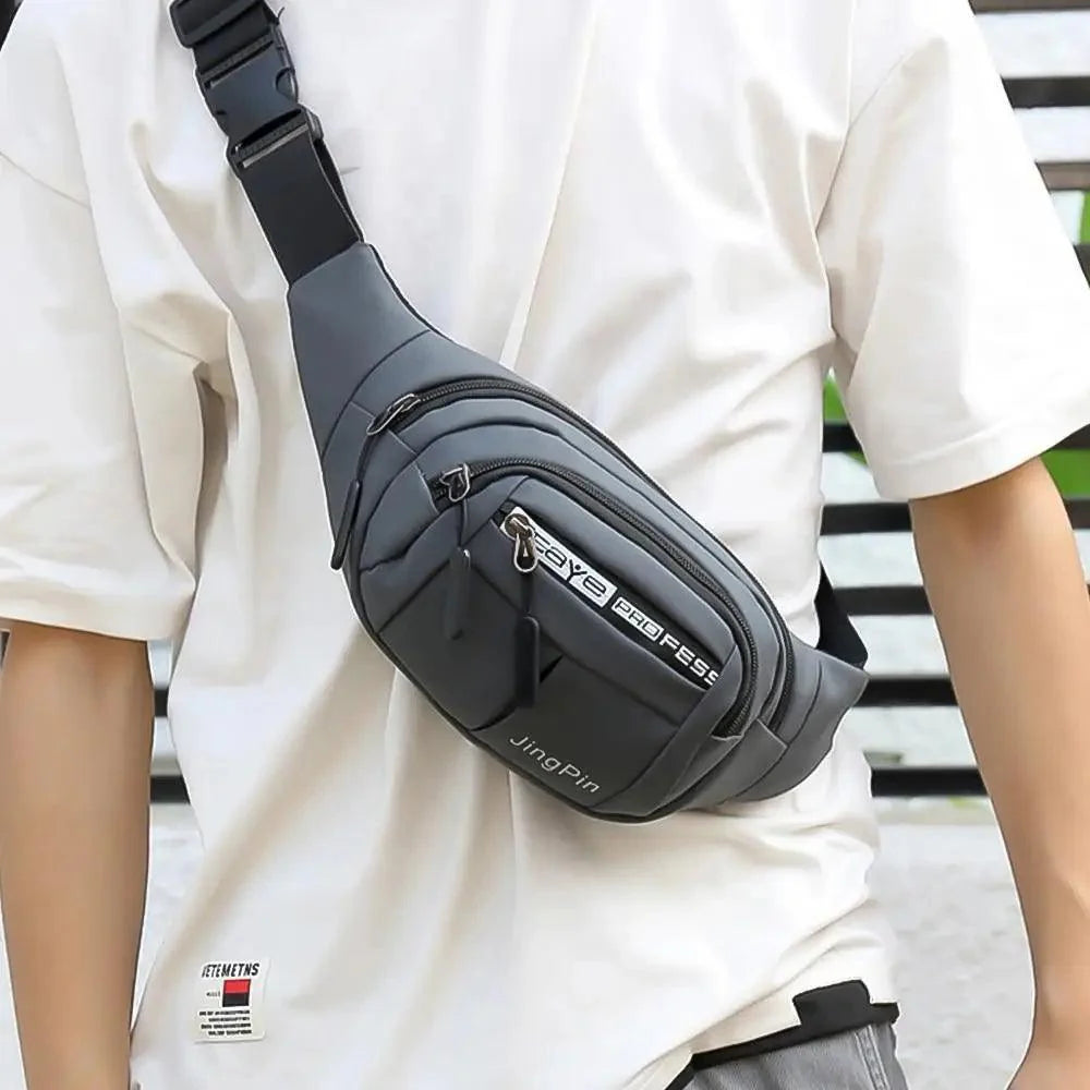 Trendy Waist Pouch Bag Hip Pack With Adjustable Straps for Casual Travel Hiking Running Outdoor Sports Classy Money Pouch Waist Bag Stevvex