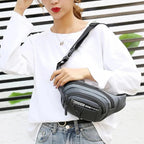 Trendy Waist Pouch Bag Hip Pack With Adjustable Straps for Casual Travel Hiking Running Outdoor Sports Classy Money Pouch Waist Bag Stevvex