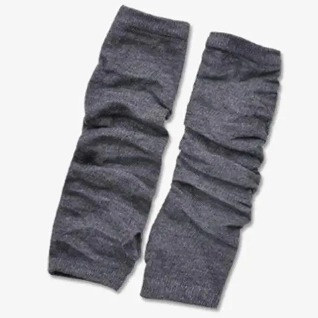 Trendy Winter Long Section Of Wool Fingerless Gloves Casual Wear Gloves In Winter For Women Long Fingerless Gloves Womens Winter Warmer Knitted Arm Sleeve Casual Soft Gloves Arm Warmer Stevvex